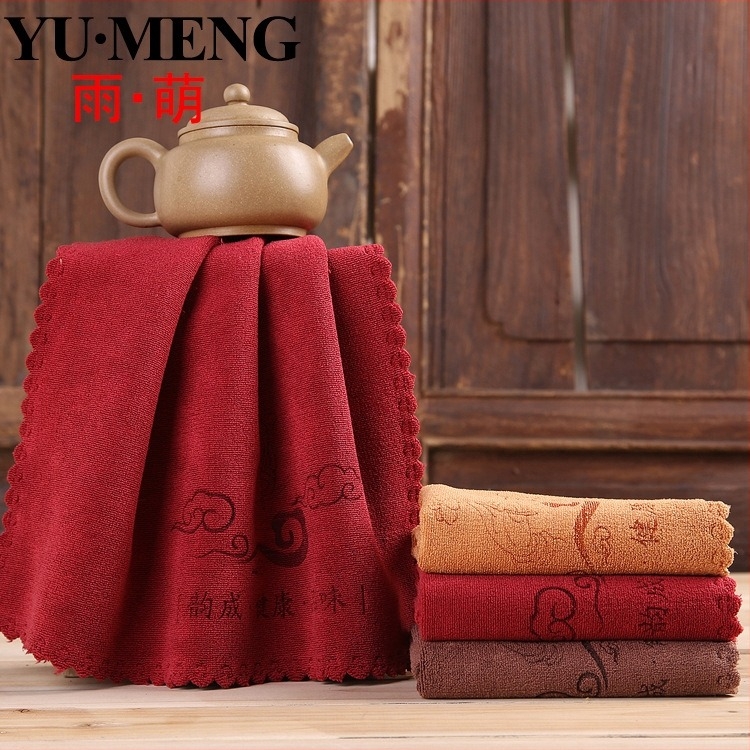 Памучна кърпа за чай, 32s прежда, 78 g, отпечатано лого