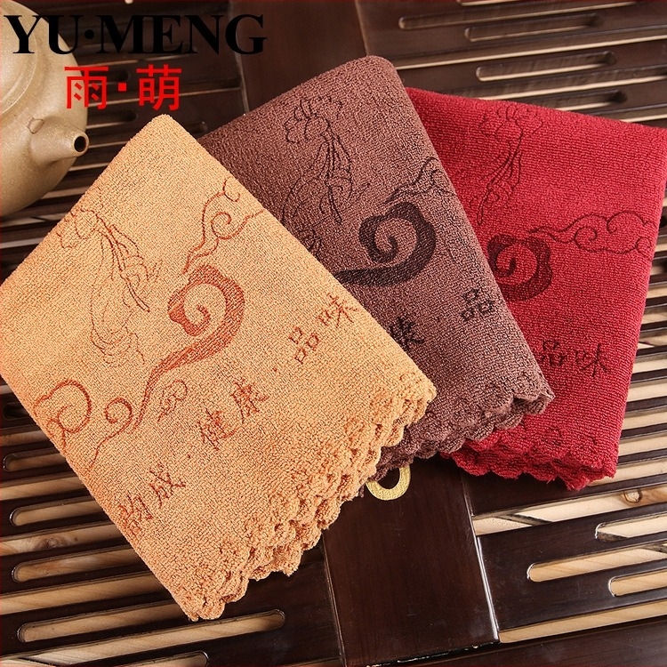 Памучна кърпа за чай, 32s прежда, 78 g, отпечатано лого