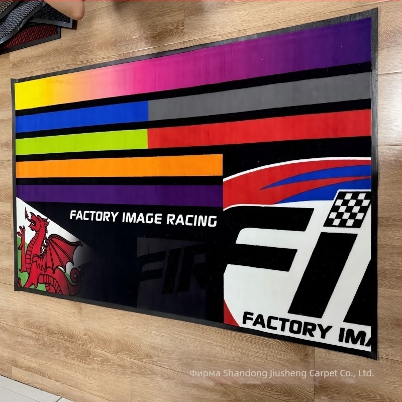 Входна подова постелка от полиестер, модерен минималистичен стил, марка Jiusheng Carpet, персонализиран модел според чертежи, артикул 888422314211.