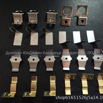 Проводяща контактна плоча за електроника/аксесоари за батерии, модел YJ772 — фосфорна бронза, берилиева мед и неръждаема стомана (стамповани части) — марка Guangdong Sword