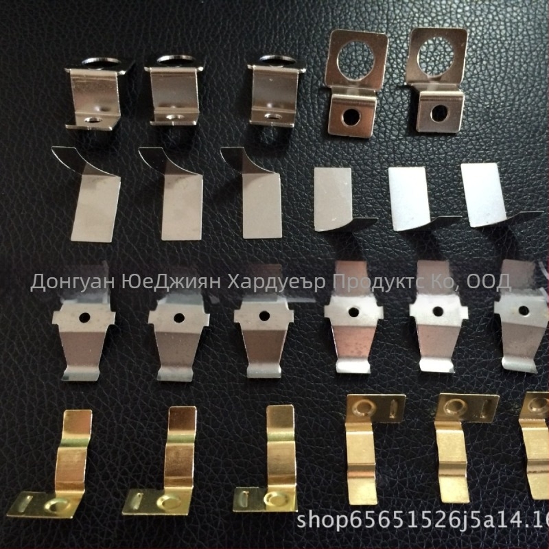 Проводяща контактна плоча за електроника/аксесоари за батерии, модел YJ772 — фосфорна бронза, берилиева мед и неръждаема стомана (стамповани части) — марка Guangdong Sword