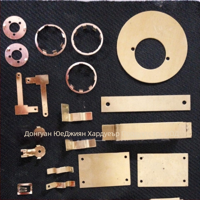 Проводяща контактна плоча за електроника/аксесоари за батерии, модел YJ772 — фосфорна бронза, берилиева мед и неръждаема стомана (стамповани части) — марка Guangdong Sword