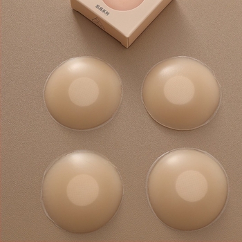 Силиконови лепенки за бюст, невидими и тънки, кръгла форма на зърното, секси стил, подходящи за сватбена рокля