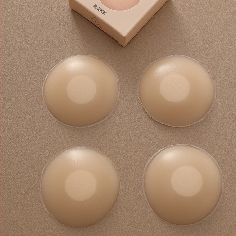 Силиконови лепенки за бюст, невидими и тънки, кръгла форма на зърното, секси стил, подходящи за сватбена рокля