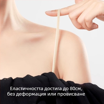 Антихлъзгащи презрамки за сутиен, найлон, Forever weave, дантелени детайли, гумено копче, издание есен 2025