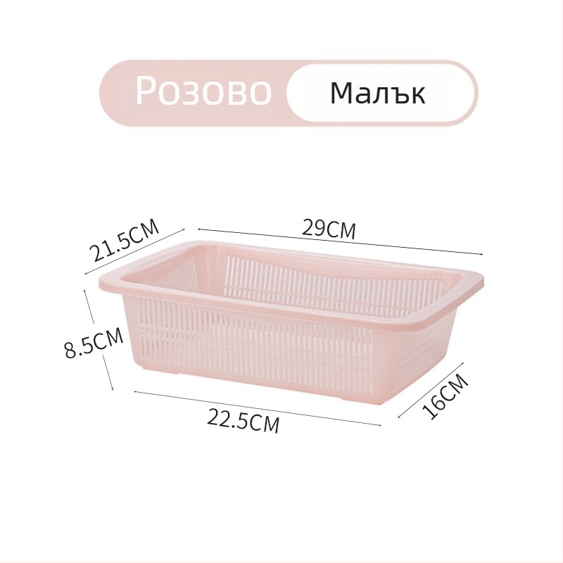 Кухненска пластмасова кошница за плодове и зеленчуци — прост модерен стил, кошница за кухня (Galley Basket), пусната през лято 2015 г.