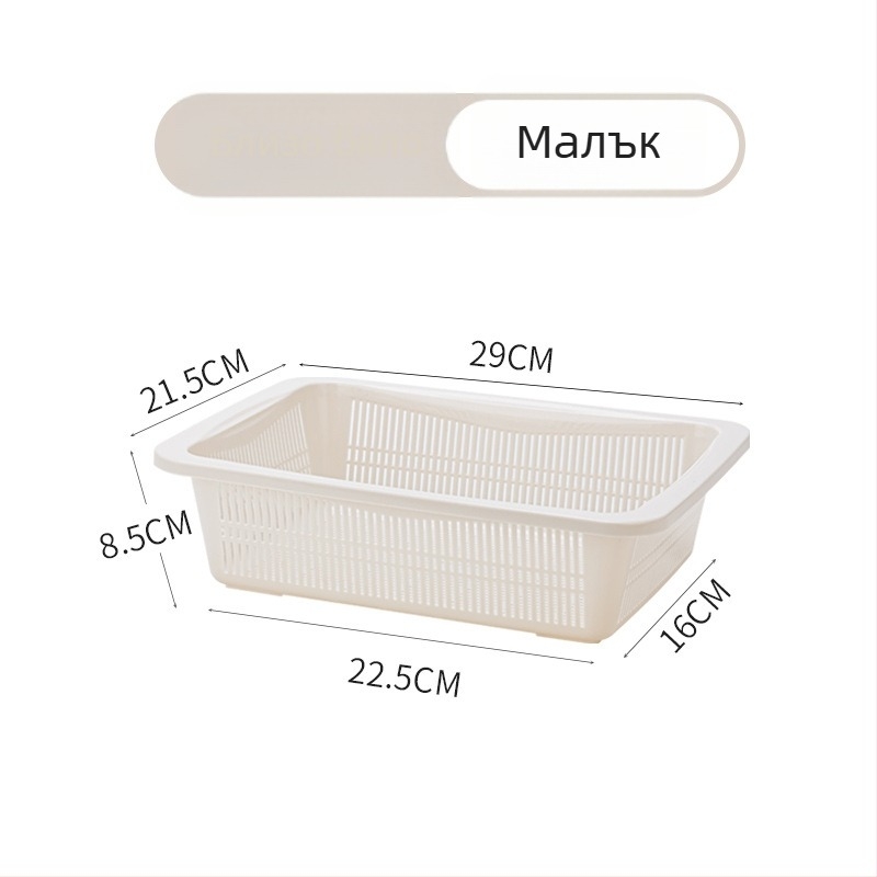 Кухненска пластмасова кошница за плодове и зеленчуци — прост модерен стил, кошница за кухня (Galley Basket), пусната през лято 2015 г.