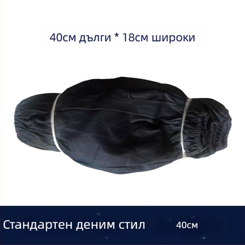 Деним ръкав за индустриално заваряване – издръжлив, антизамърсяващ, модерен минималистичен стил