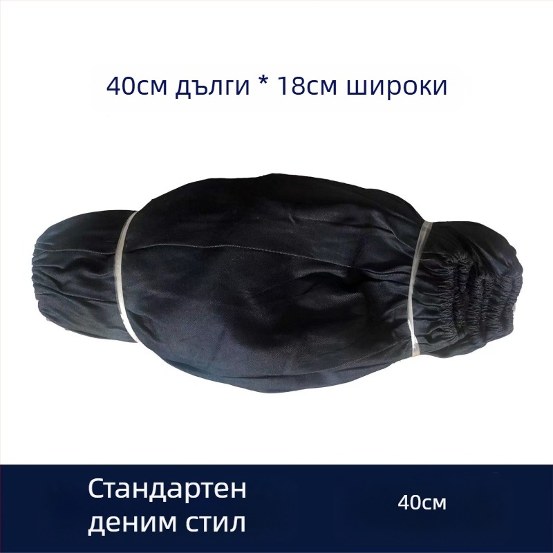 Деним ръкав за индустриално заваряване – издръжлив, антизамърсяващ, модерен минималистичен стил