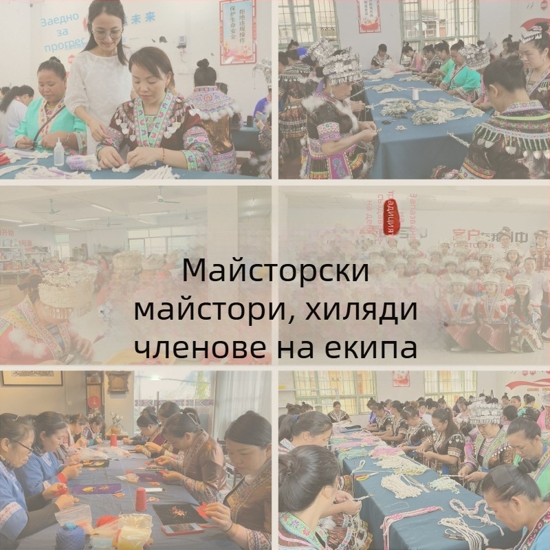 Гривна за жени, ахат, ръчно плетена, геометричен дизайн, серия Китайска култура