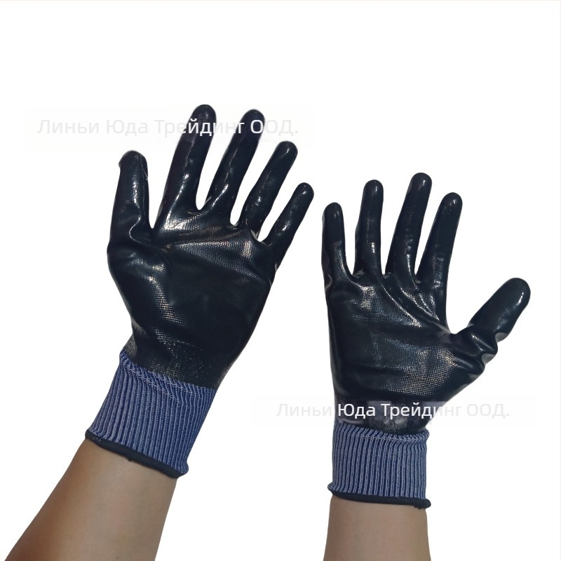 Пълно гумени ръкавици – масло- и водоустойчиви, за механична поддръжка и метална обработка