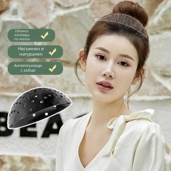 Аксесоар за коса, силиконова конструкция, естествен женски стил, модел: кора от грейпфрут, обработка: щампована, опаковка: на едро/индивидуална