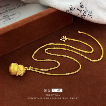 Колие от месинг с електроплатирано покритие, етно стил, литературно ретро