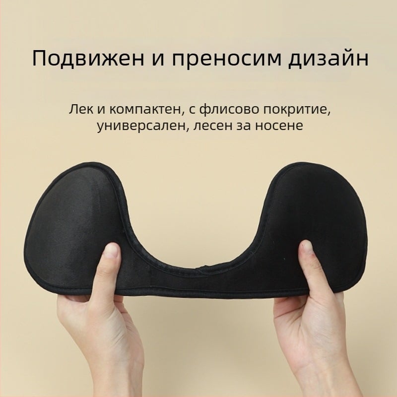 Зимни пухени ушни предпазители, унисекс, Back-Wearing стил, монохромни, запазват топлината при бягане и колоездене