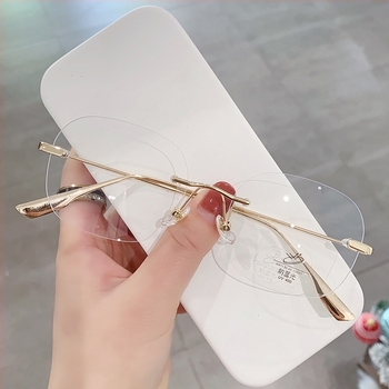 Дамски диоптрични очила с метална рамка, лещи с покритие, дебелина на лещата 1.0 мм, регулируема рамка (Model 6215)