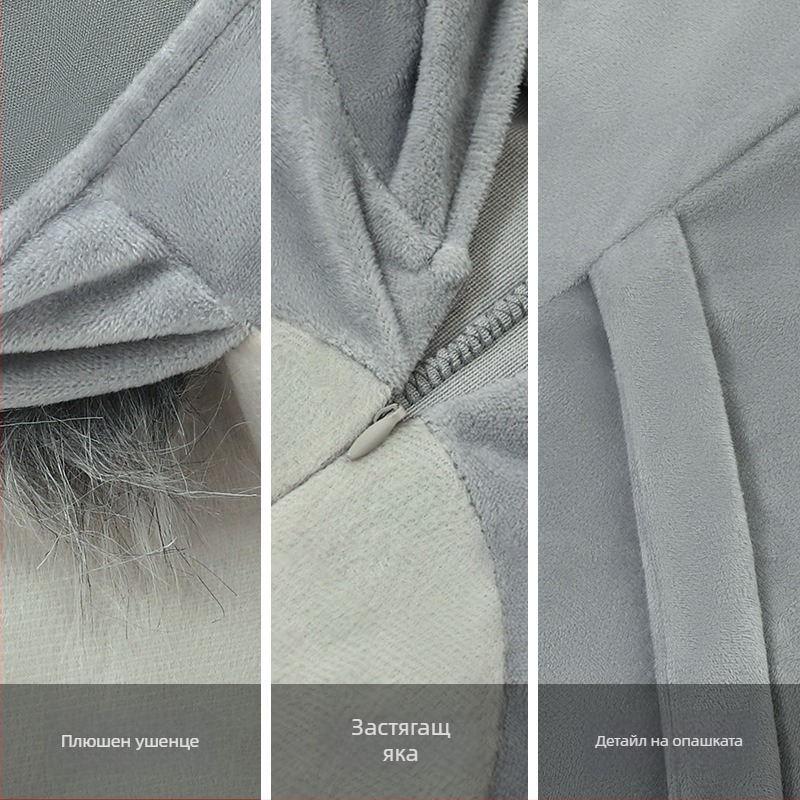 Детски костюм за персонаж мишка cosplay за сценични изпълнения — комплект от 100% полиестер, унисекс, за деца на 3–8 години, подходящ за латински танци