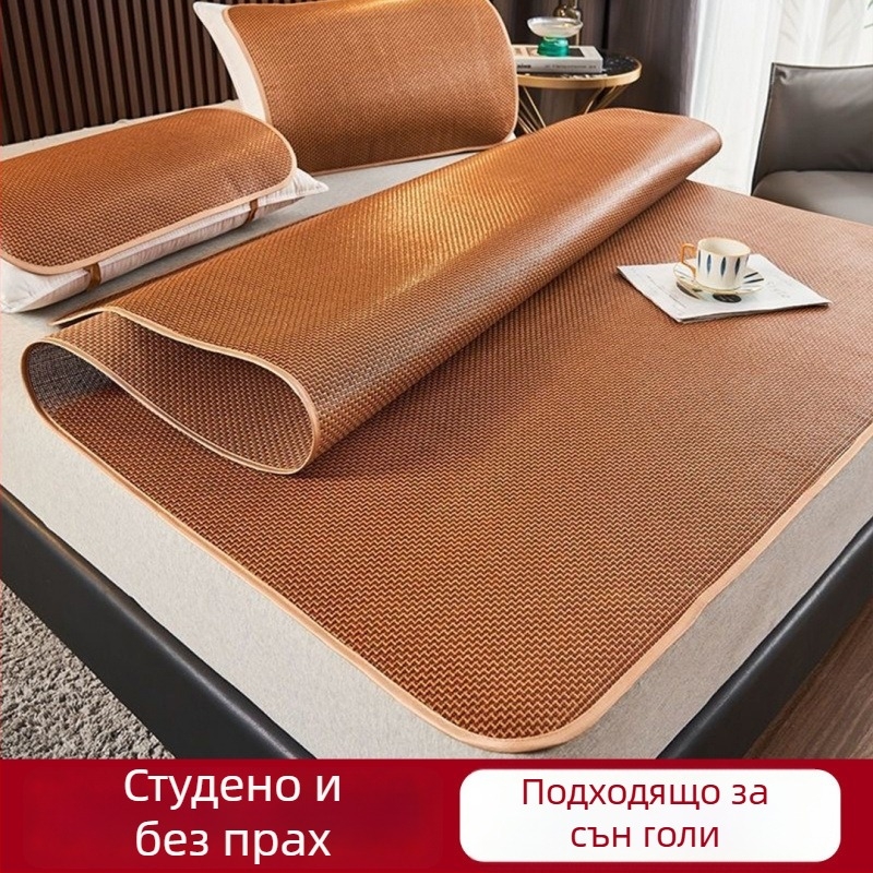 Ice Silk мат за спалня – модерен стил, сплайс плетене, синтетично влакно, квалифициран продукт