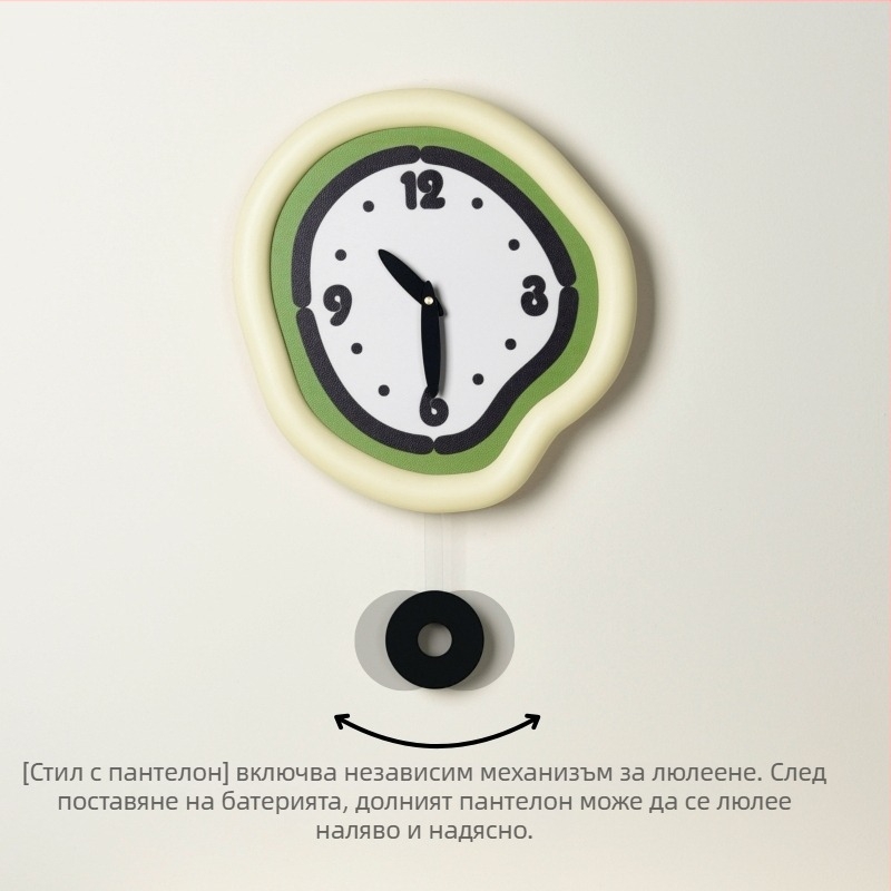 Стенно часовник C37-D, кварцовMechanizam? Sun Movement, батерийно захранване, Nordic стил арт рамка