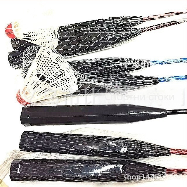 Бадминтон ракета Zhibo — рамка от феросплав, тегло 75–79 g, директен удар, за аматьори