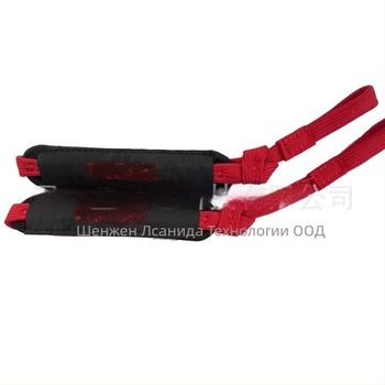 GET MOVING Лента за китката на ракета, екологична, заменяема, пляжен стил, модел LSWR49, за тенис и бадминтон