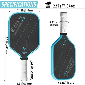 Pickleball ракетка с карбонова конструкция, ядро PP honeycomb, тегло 230 g, марка Constant Cabin