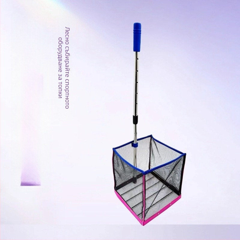 Hasago Ловец на топки за пикълбол със кутия за съхранение — сплав, 0,7 кг, дизайн без навеждане