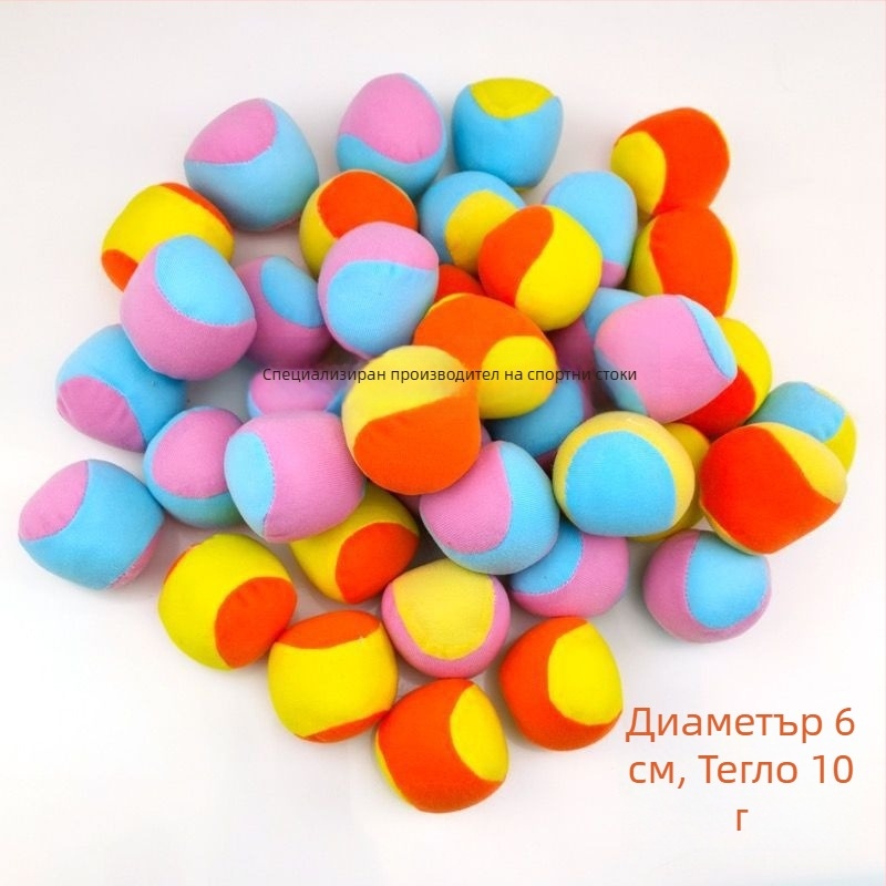 Плюшена лепяща топка за хвърляне със сензорно обучение — малка платнена топка за бебета и деца 0-3 г; материал: плюш; развитие на сетивата