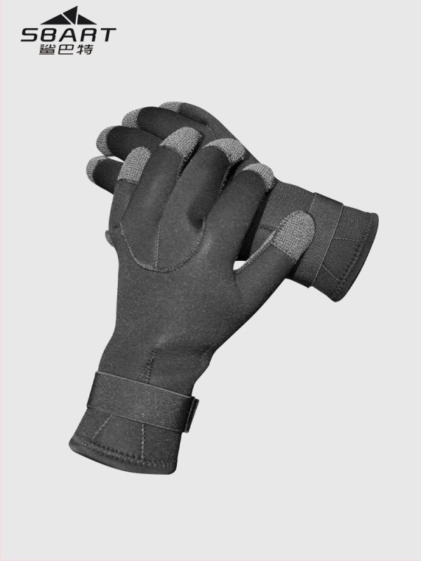 Sbart водолазни ръкавици за гмуркане, издръжливи на износване, устойчиви на пробиви и разкъсване; 90% гума, 10% найлон; за риболов и лов