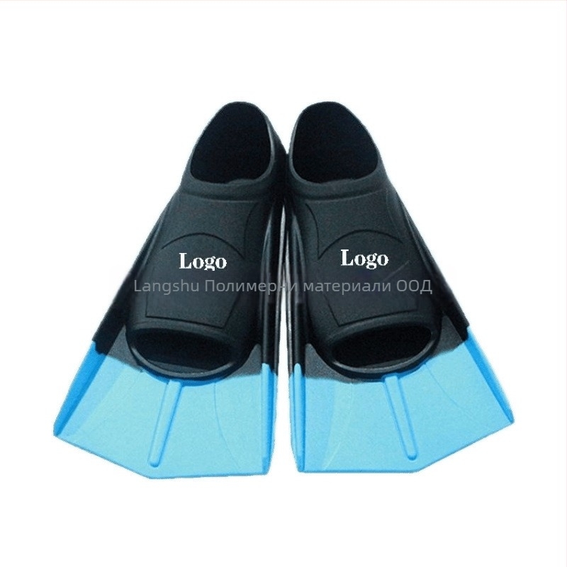 Плавници за плуване от EVA пяна за свободно плуване и тренировка, за деца и възрастни, къси плавници с форма на duck-foot, модел Jp0320a