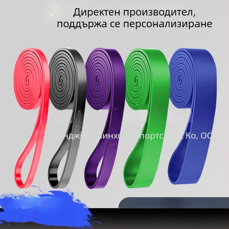 Съпротивителна лента за йога и фитнес със колан за подвесно трениране, пръстени за съпротивление и лента за дърпане