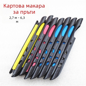 Преносима пластмасова платка за навиване на риболовна линия за ръчна въдица