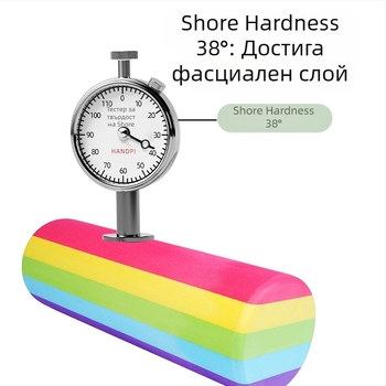 EVA фоам ролер за мускулна релаксация, професионален за начинаещи, йога ролер, високоплътен