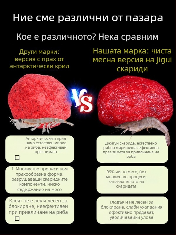 Примамка от живи скариди за риболов на шаран