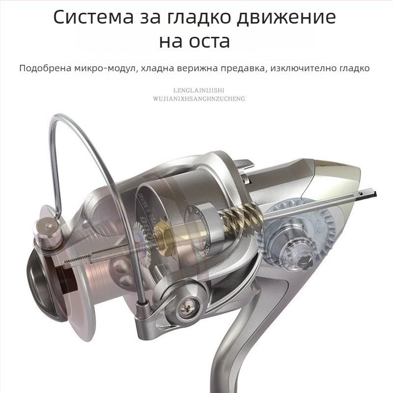 All-metal спининг макара Giant Fin King за морски риболов