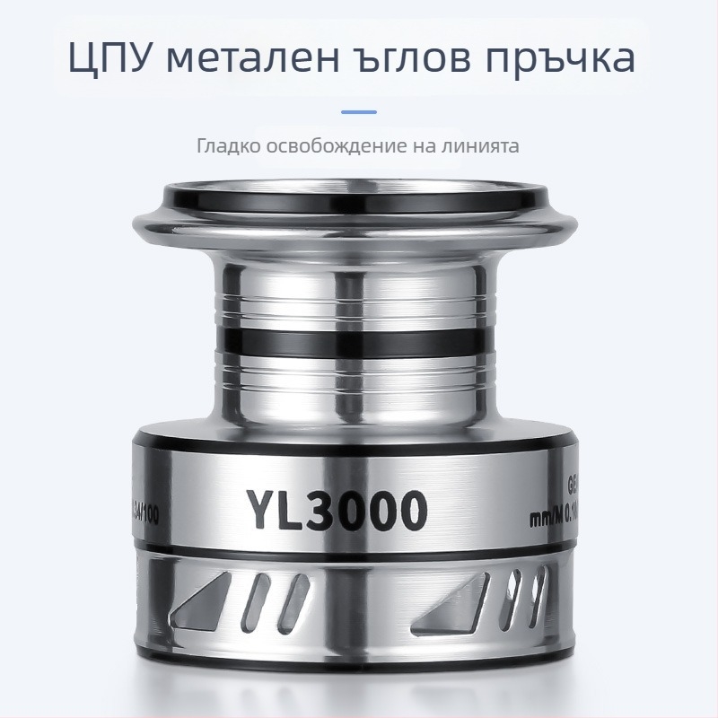 Спининг риболовна макара за морски риболов, пълна метална конструкция, дълъг замах, опаковка 40 бр.