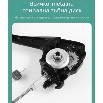 Спининг макара с цял метален корпус и метална шпула – риболовна макара