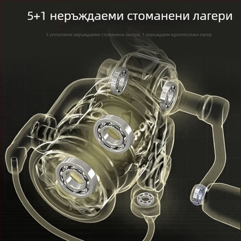 Songchuan метална спининг макара за риболов, метална конструкция; марка Songchuan; опаковка 20 бр.