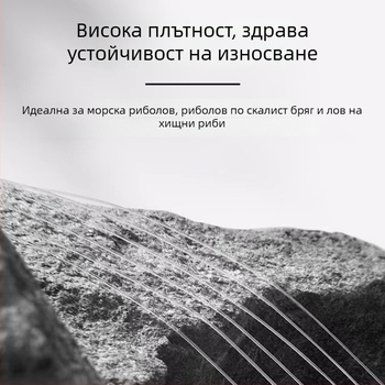 Въглеродна монофиламентна риболовна линия, 4,4–73 lb сила, опакована в кутия с 300 бр.