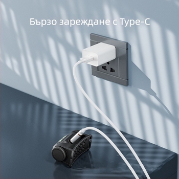 Взривоустойчива челна лампа със USB презареждане, LED светлина, 5W, 1200mAh батерия