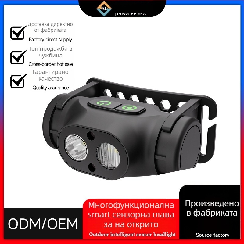 Взривоустойчива челна лампа със USB презареждане, LED светлина, 5W, 1200mAh батерия