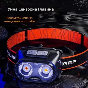 Челна лампа с ултраярна LED светлина, презареждаща се, три светлинни източника, 5W, 800–1200 mAh