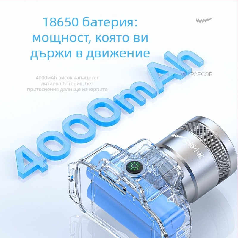 Little Shark Челна лампа LED (ръчно задвижване, презареждаща се, персонализиране, обхват 50–100 m)