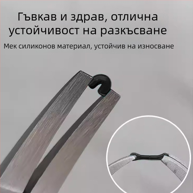 Space Beans силиконови риболовни мънисти – кристални, ултрастегнати, състезателно качество, черни за риболов, 100 броя