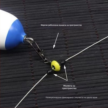 Морски риболов: spacer bead с конектор във форма на осем — PU материал