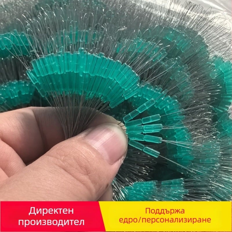 Силиконови прозрачни мънини-дистанционери, малък цилиндър, заключващи за риболовна главна линия, двойни мънини на една нишка