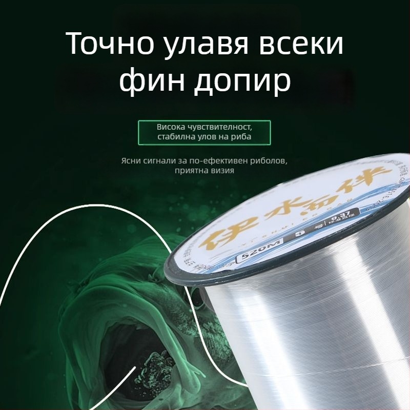 Основна риболовна линия – найлонова (Материал: найлон; Категория: риболовна линия; Тип: основна линия)