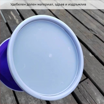 Кръгла платнена сгъваема кофа за вода и съхранение – риболовна кофа за автомобил
