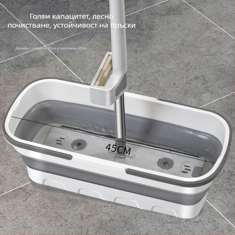 Пластмасова сгъваема квадратна кофа за миене на автомобил и риболов