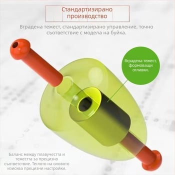 Jun Qi комплект поплавъци за морски риболов с ABS конструкция и свинцови тежести