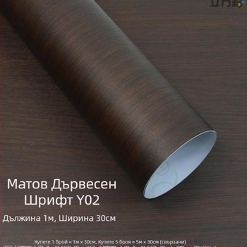 Автомобилен интериор: фолио с променящ цвят в дървесен модел за централна конзола – PVC, глянцово/матово покритие